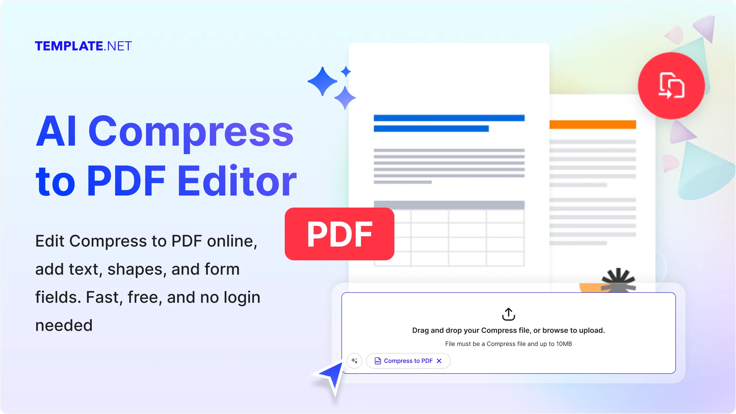 Free AI Compress PDF Editor, Free Compress PDF File Size Online